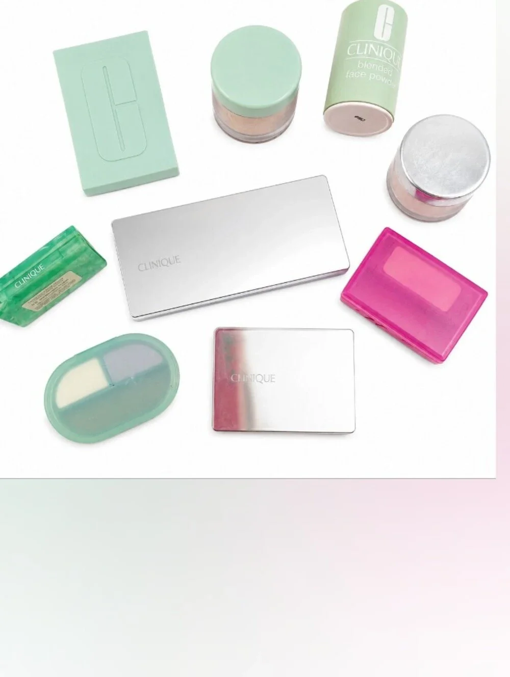 NEW Clinique Makeup Bundle + Cosmetic Bag | Eyeshadow Blush Powder